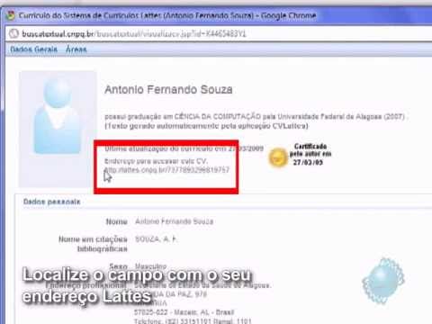 SACTe - Como conseguir seu Lattes