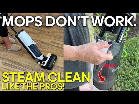 Mops Are Silly! CLEAN floors with Tineco Steam Cleaner S5.