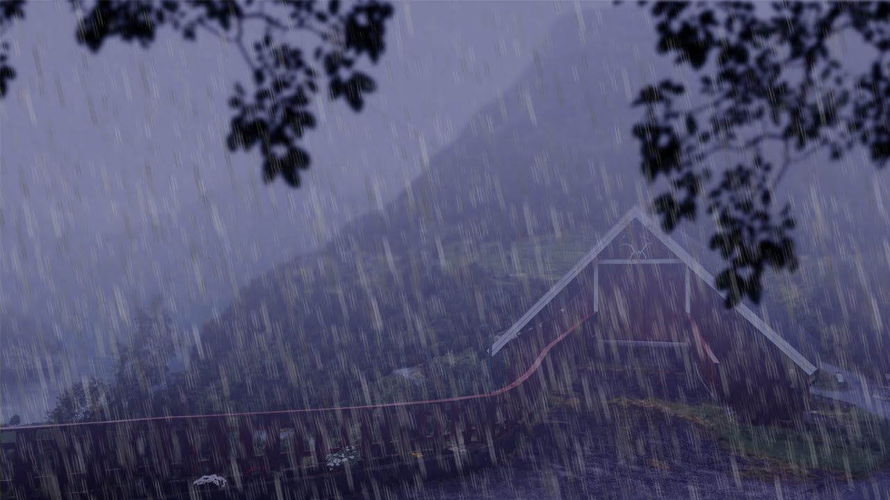 RAIN SOUND FOR SLEEPING, Relaxing Rain for Sleep and Deep Relaxation in Norway Mountain