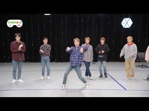 190105 Kai dancing to Red Velvet's Bad Boy