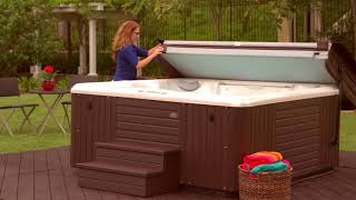 Caldera Spas How to Open Your Hot Tub Cover  ProLift II