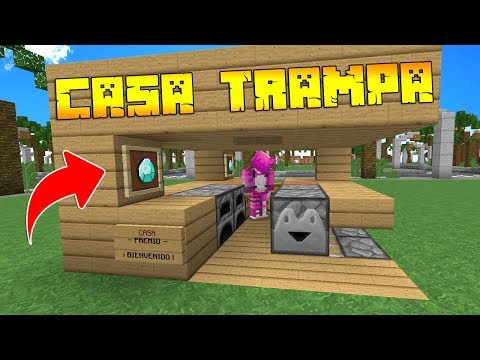 TROLLEANDO INVISIBLE CON TRAMPAS EN EL SERVIDOR 😂 NUEVA CASA SECRETA EN MINECRAFT