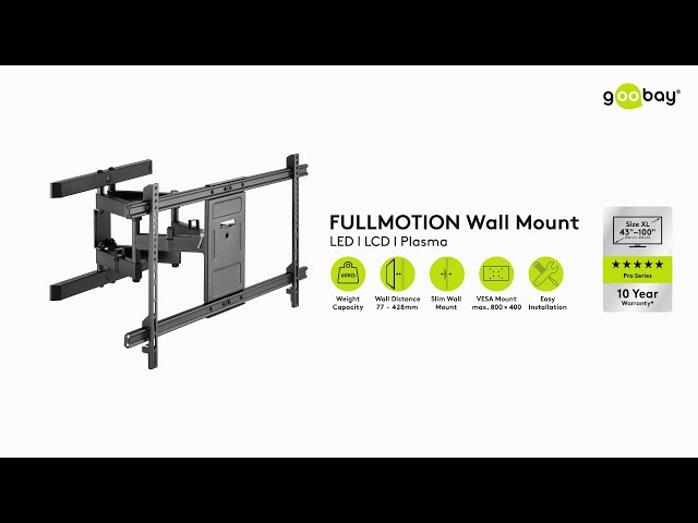 Video teaser for TV Wall Mount Pro FULLMOTION (XL)