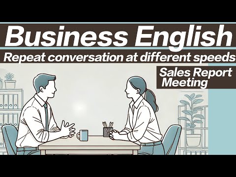 Sales report meeting about results of a marketing initiative : English Listening for business