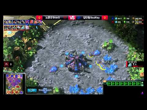 [Starcraft2 Starleague 2015 S1] Qualifier BravO vs SoulKey 1set - EsportsTV