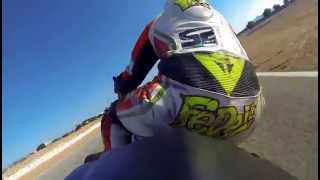 preview picture of video '[GoPro] ON BOARD Federico Sanchioni ZX-10R Test Cartagena 2015'