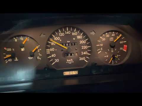 W124 E320 Acceleration 0-100KM/H 6.2 Seconds