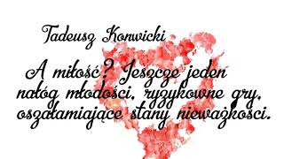 Codziennie madry cytat o miosci 3 lutego