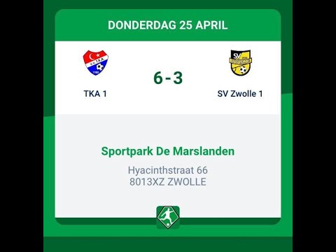 TKA 1 (6 - 3) SV Zwolle 1