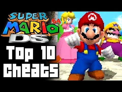 Super Mario 64 DS Top 10 CHEATS (Nintendo DS)