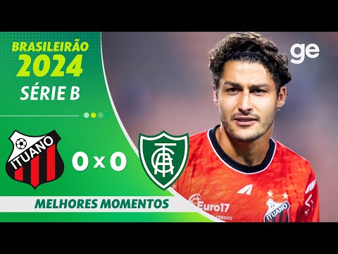 Gols e lances de Ituano x América-MG