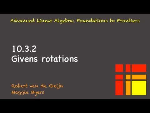 10.3.2 Givens rotations