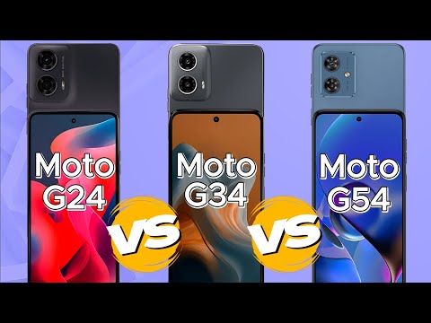 Moto G24 vs Moto G34 vs Moto G54