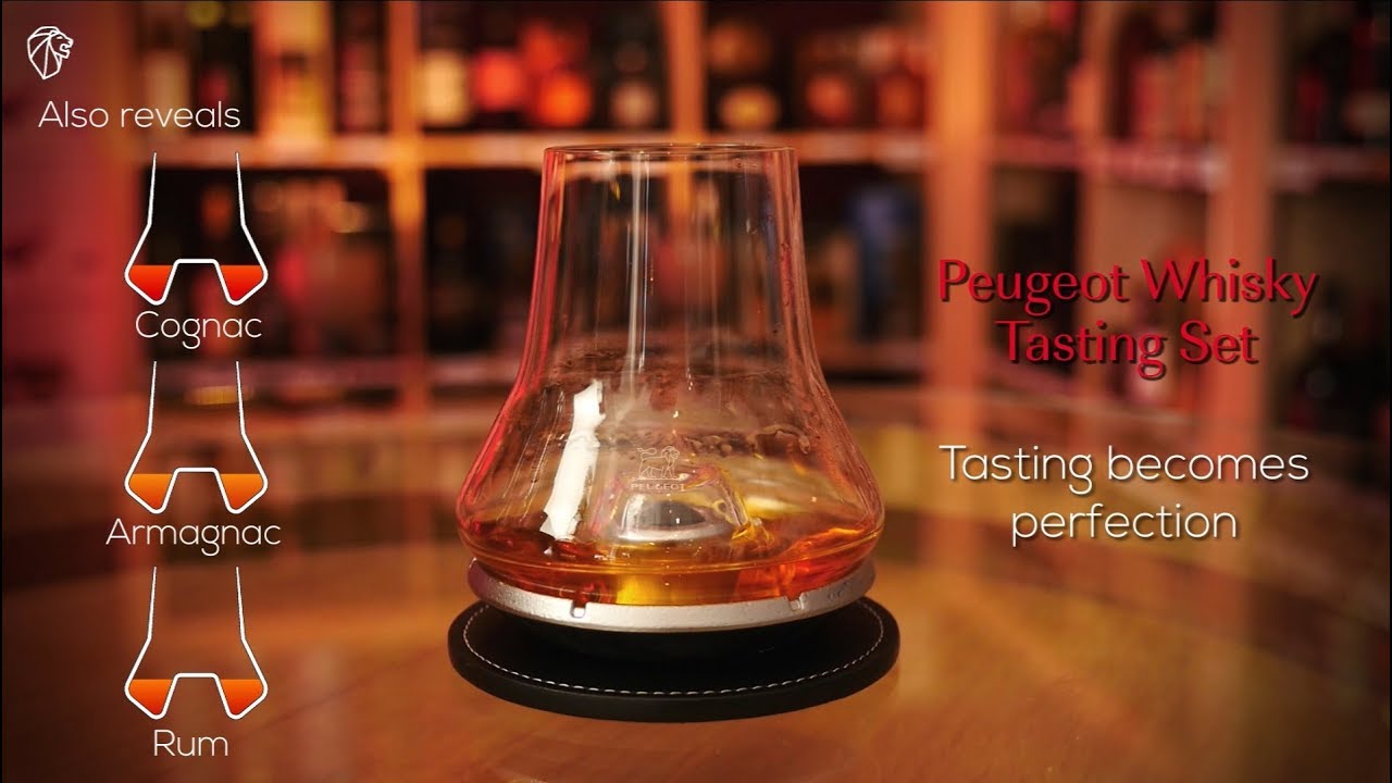 Zestaw do degustacji whisky 380 ml Peugeot