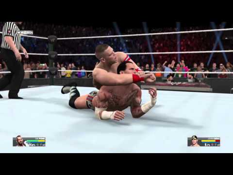 WWE 2K15 showcase: hustle,loyalty,disrespect part 1 no commentary