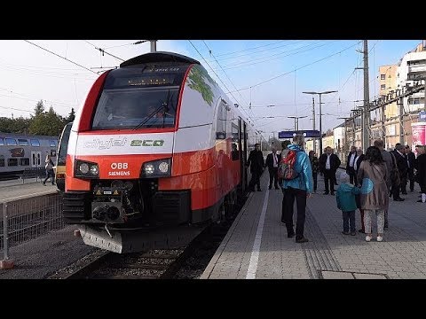 ÖBB Cityjet eco auf den Gleisanlagen des Kremser Hafen- und Industriegebietes