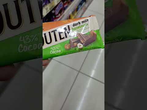 BE BOLD MORE COCOA #asmr # van houten #dark milk hazelnuts #with chocolate milk #trending #shorts