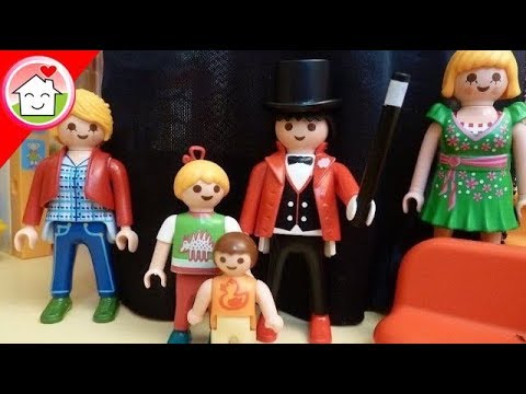 Playmobil Film deutsch - Der Zauberer in der Kita / Kindergarten - Familie Hauser
