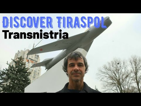 TIRASPOL TRANSNISTRIA/ PMR - Walking to Aviator Monument, Park Pobedy, Bus & Train Station