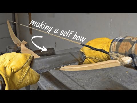 Making a Self Bow - First Person Bow Build