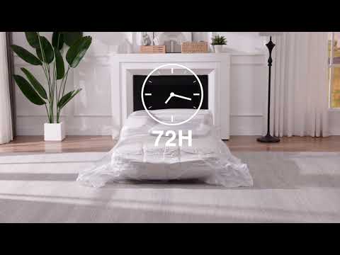 Video Louis - Canap&eacute; d'angle gauche compress&eacute; 3,5 places en tissu