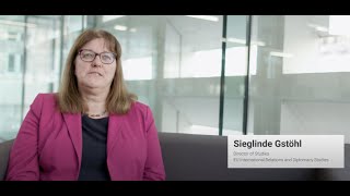 Departmental testimonials - Master of Arts in EU International Relations and Diplomacy Studies