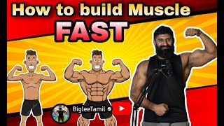 Fast Muscle Gain Tips | Bulk Up | Fitness Tips in Tamil |  Biglee Tamil