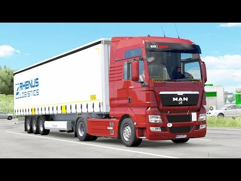 ETS2 1.28 public beta MAN TGX 18.540 Bourges - Nantes