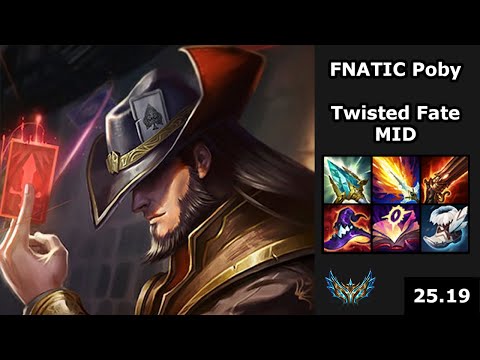 FNATIC Poby (Twisted Fate) vs (Malzahar) - EUW Challenger - Patch 25.19
