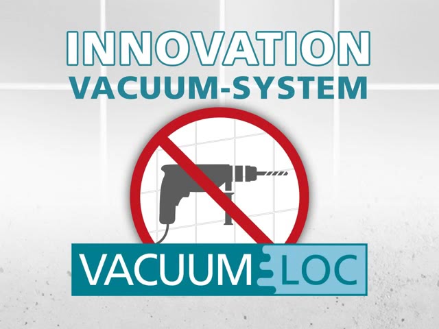 Vídeo relacionado con WENKO Vacuum-Loc toallero de barra de acero fino Uno Quadro, Acero inoxidable, 60.5 x 6 x 5 cm, Brillante