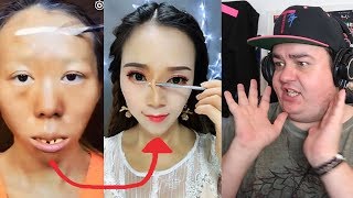 Daz Watches Asian Make Up Transformation