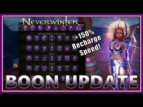 BOON UPDATE: How many do you Need? (dps/heal/tank) NEW Must Haves! (tested) - Neverwinter Preview
