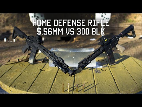 Home Defense Rifle: 5.56mm Vs. 300blk | Tactical Rifleman