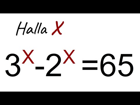 ECUACIÓN EXPONENCIAL. CÓMO RESOLVERLA. Álgebra Básica