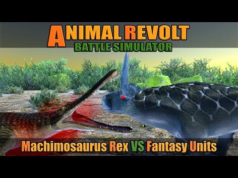 Machimosaurus Rex vs Fantasy Units - Animal Revolt Battle Simulator