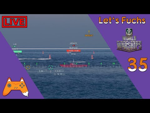 Mich jagt ein Uboot?! 💥 Let's Fuchs World of Warships #35 | Lets Play German / Deutsch | LIVE