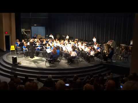 Washington Irving MS Symphonic Band, "Autumn Roads," 9 Jan 2018