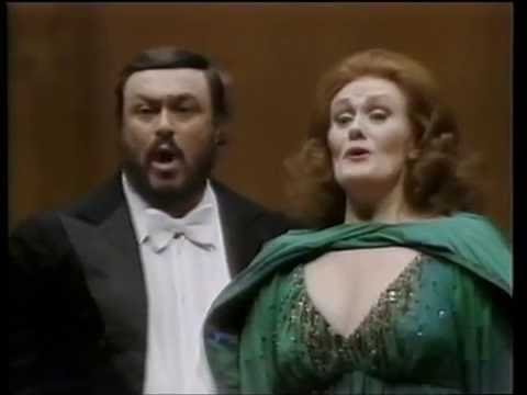 L. Pavarotti and J.Sutherland. FIRST JOINT RECITAL. 1979.La Traviata.