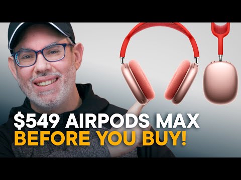 External Review Video XB0xdXVmSng for Apple AirPods Max Wireless Headphones w/ Active Noise Cancellation