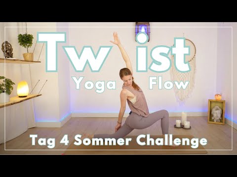 Yoga Summer Challenge - Day 4 | Yoga Flow | Twists and Core Strength | 20 min