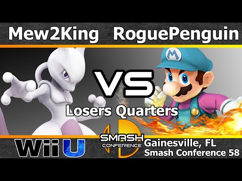 COG MVG|Mew2King (Mewtwo) vs. RoguePenguin (Mario) - Losers Quarters - SC58