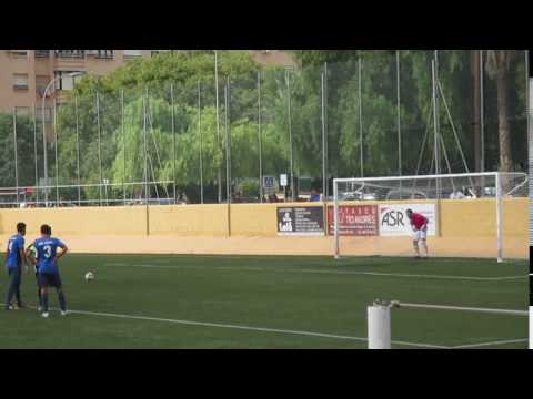 Penalti marcado por Jose Isidoro fc Cartagena b 1- 0 Balsicas