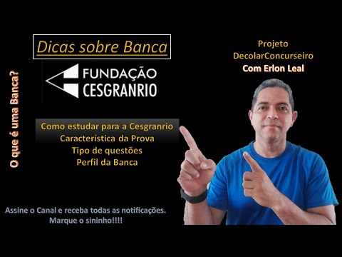 DecolarConcurseiro - Dicas sobre Banca da Cesgranrio