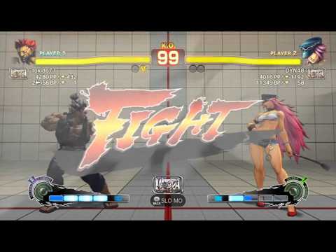 USFIV~ Akuma (tokido77) vs  Poison (DYN48) HD