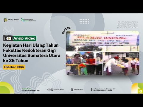 Hari Ulang Tahun Fakultas Kedokteran Gigi Universitas Sumatera Utara ke 25 Tahun, Oktober 1986