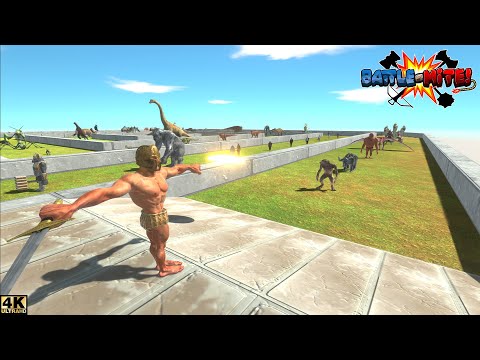 ACHILLES DEATH RUN | DEATH RUN | ANIMAL REVOLT BATTLE SIMULATOR | ARBS