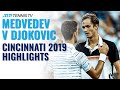 Novak Djokovic vs Daniil Medvedev: Cincinnati 2019 Extended Highlights