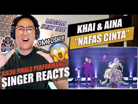 Khai Bahar & Aina Abdul - Nafas Cinta #AJL36 | SINGER REACTION