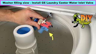 Install New GE Laundry Center Water Inlet Valve