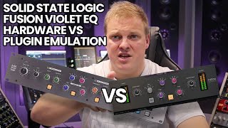 Video thumbnail for Solid State Logic Fusion Violet EQ Hardware VS Plugin Emulation by Audio Animals Studio